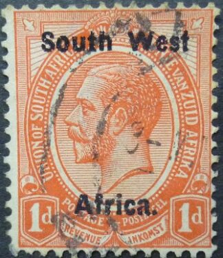 South West Africa SG002 1d red 1923