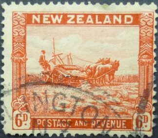 New Zealand SG585b 6d red 1935