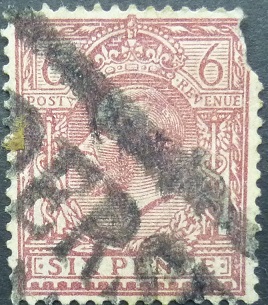 George V SG426a 6d purple 1912