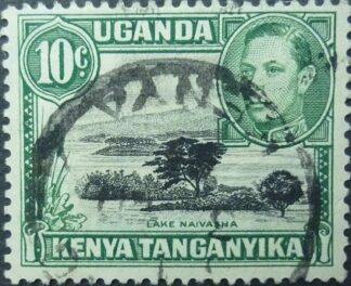 Kenya Uganda & Tanganyika SG135 10 cents black & green 1938