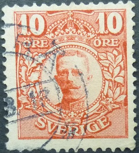 Sweeden SG072 10 ore red 1910