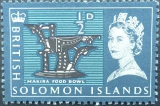 British Solomon Islands SG112 ½c slate blue 1965