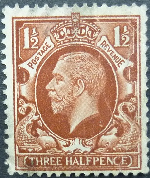 George V SG441 1½d brown 1934