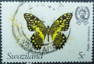 Swaziland SG??? 5 cents yellow & Black