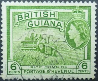 British Guinana SG336 green 1954