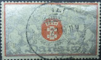 Danzig SG105 5000 m silver & red 1923