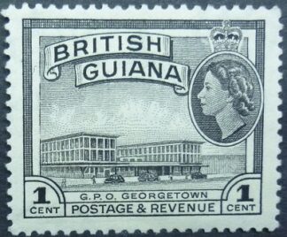 British Guiana SG331 1 cent black 1954