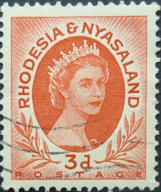 Rhodesia & Nyasaland SG004 3d red 1954