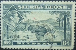 Sierra Leone SG195 6d grey 1938