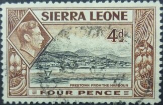 Sierra Leone SG193 4d black & brown 1938