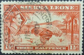 Sierra Leone SG190 1½d red 1938