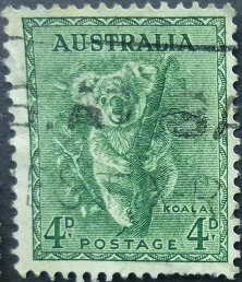 Australia SG188 4d green 1937