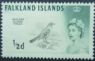 Falkland Islands SG227 ½d black & green 1960