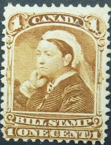 Canada SG118a 1 cent brown bill 1893