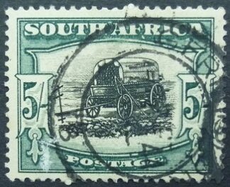South Africa SG122 5 shillings black & green 1926
