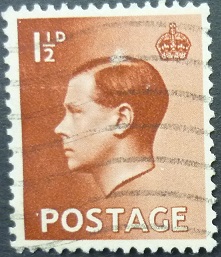 Edward VIII SG459 1½d brown 1936