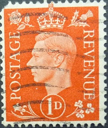 George VI SG486 1½d pale red 1937