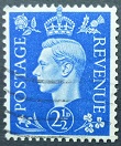George VI SG466 2½ blue 1937