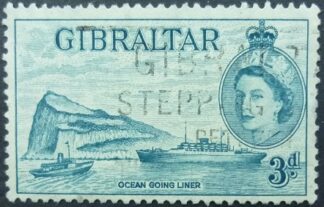 Gibraltar SG150 3d blue 1953