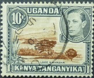 Kenya Uganda & Tanganyika SG136 10 cents black & grey 1938