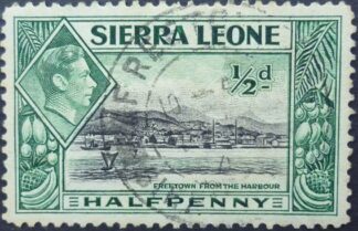 Sierri Leone SG188 ½d black & green 1938