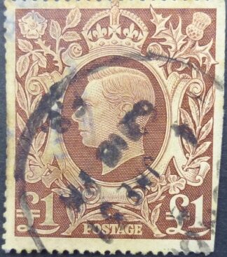 George VI SG478b £1 brown 1939