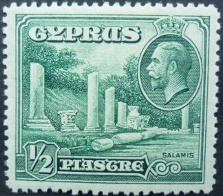 Cyprus SG134 ½ pi green 1934