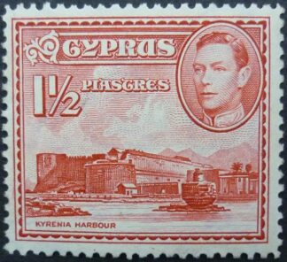 Cyprus SG155 1½ pi red 1938