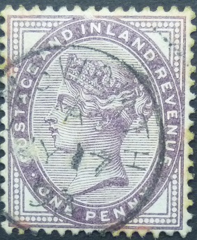 Victoria SG172 1d lilac 1881