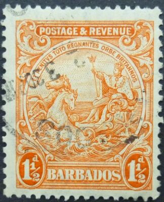 Barbados SG250 1½ orange 1938