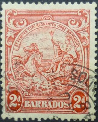 Barbados SG250c 2d red 1938