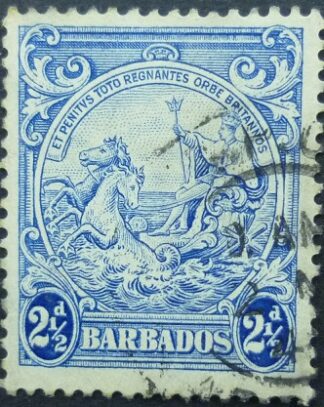 Barbados SG251 2½d blue 1938