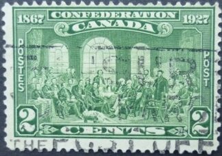Canada SG267 2 cents green 1927