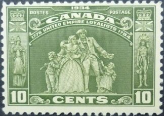 Canada SG333 10 cents olive 1934