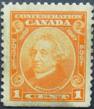 Canada SG266 1 cent orange 1927