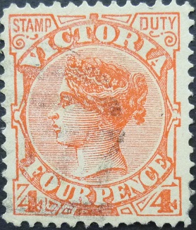 Victoria SG309 4d red 1886