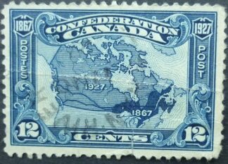 Canada SG270 12 cents blue 1927 CONFEDERATION