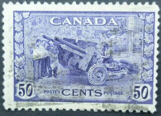 Canada SG387 50 cents violet 1942