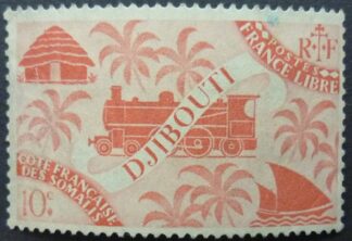 French Somali Coast SG362 10 cents red 1938