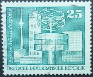 Germany DDR SGE1549a 25 pf green 1973