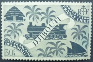 French Somali Coast SG364 30 cents red 1938