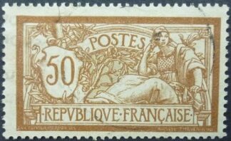 France SG305 50 cents brown & lilac 1900