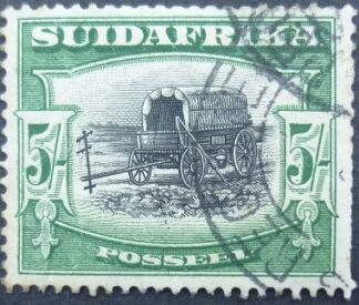 South Africa 1926 SG038 5 shillings black & green