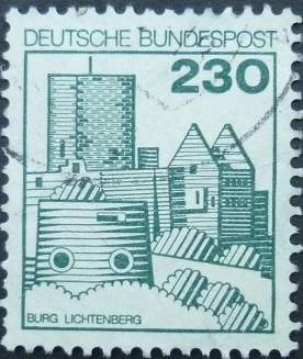 Germany 1977 ~SG1812b 230 pf green