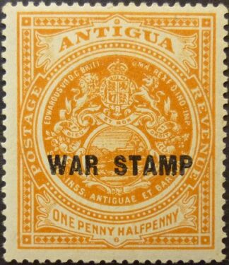Antigua 1916 SG054 1½d orange MINT