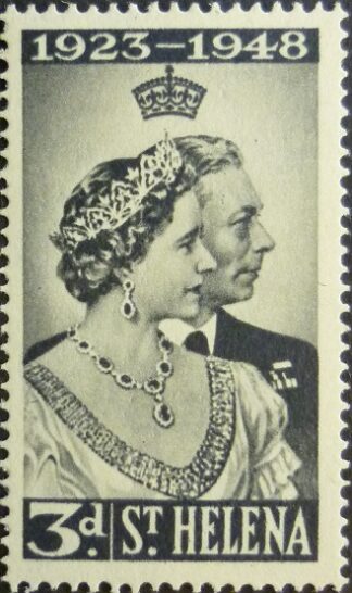 St Helena 1948 SG143 3d black MINT