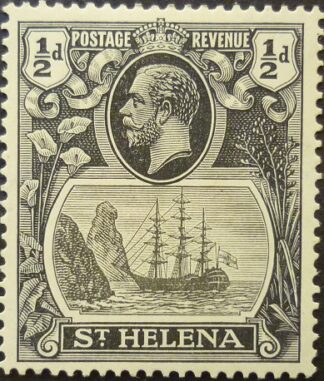 St Helena 1922 SG097 ½d grey & black MINT