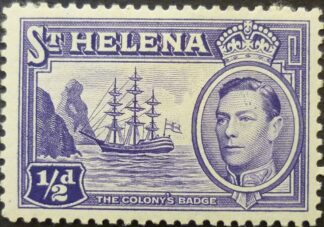 St Helena 1938 SG131 ½d violet MINT