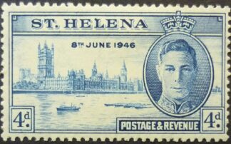 St Helena 1946 SG142 4d blue MINT