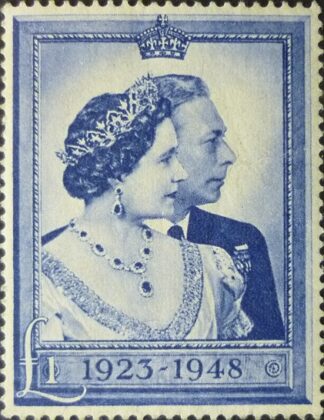 George VI 1948 SG494 £1 blue MINT